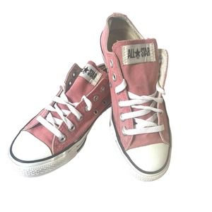 Converse Chuck Taylor All Star Low Top Womens 7 Classic Salmon Canvas Shoe Men 5